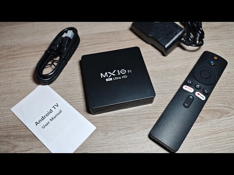 MX10 F1 Google TV Box 4K Ultra HD Android TV Smart Streaming Device