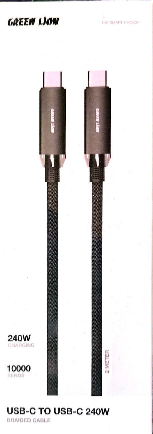 Green Lion USB-C to USB-C Fast Charging Cable – 2M