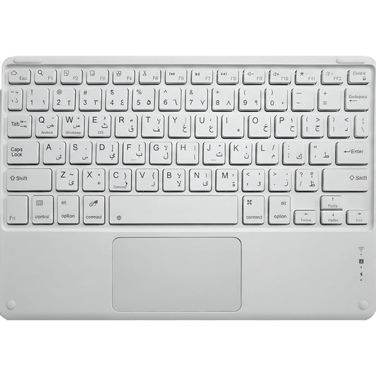 Senimo Wireless Bluetooth Keyboard with Touchpad – Arabic & English